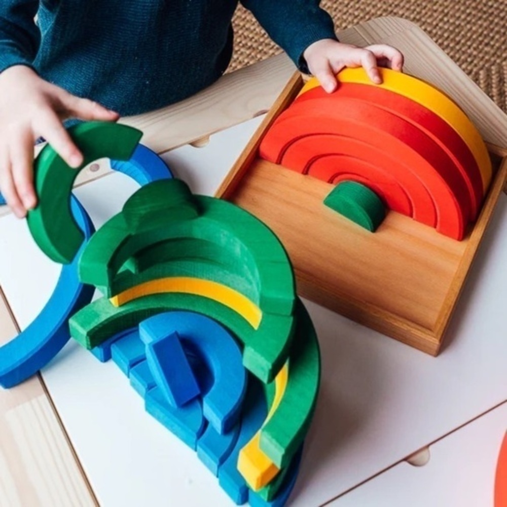 New Bauspiel Coloured Arches 32 pcs​​​